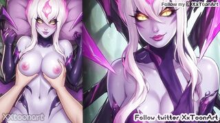 League of Legends 2D Hentai - Evelynn (伊芙琳) Jungle Blowjob