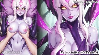 League of Legends 2D Hentai - Evelynn (伊芙琳) Jungle Blowjob