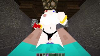 Ellie Halloween Cosplay Minecraft Jenny xhatihentai gameplay