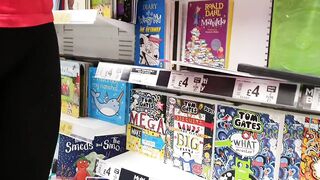 Candid See Through Leggings in a Shopping Mall - Thick Booty and Cameltoe View