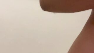 Pouring candy all over myself and licking it off