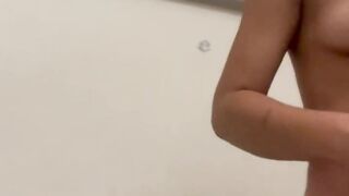 Pouring candy all over myself and licking it off