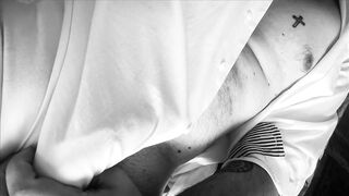 Afternoon desire - Elegant man play with his big dick in a lazy day