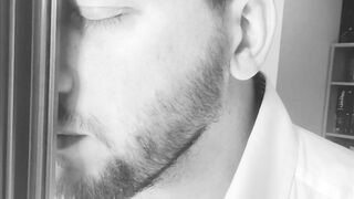 Afternoon desire - Elegant man play with his big dick in a lazy day