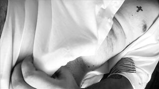 Afternoon desire - Elegant man play with his big dick in a lazy day