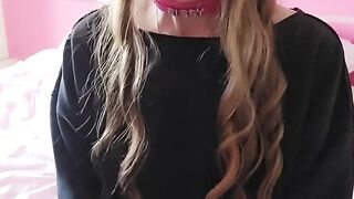 Sissy bitch gives an update on her sissy trans life