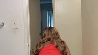 Tattooed Ebony Booty Shaking For You