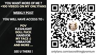 She makes me moan while I fuck her as if she were you, and I cum on you