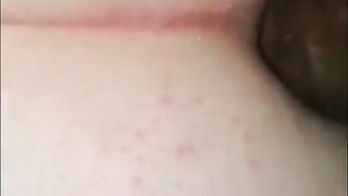 White girls First time anal from bbc (tacoandstrawbrry)