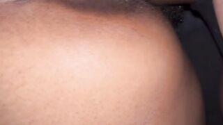 Sexy teen squirting on bbc strap on