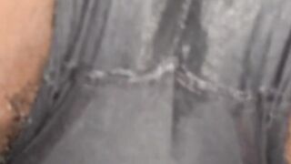 Sexy teen squirting on bbc strap on