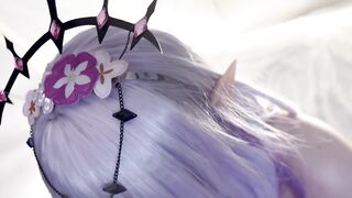 Castorice - blowjob, footjob and sex - cosplay Honkai Star Rail