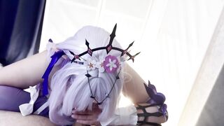 Castorice - blowjob, footjob and sex - cosplay Honkai Star Rail