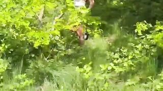 Sneaky public tease!