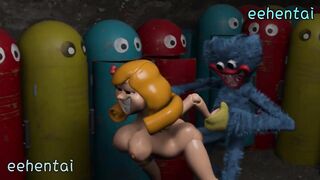 Poppy Playtime - Miss Delight sex with Huggy Wuggy