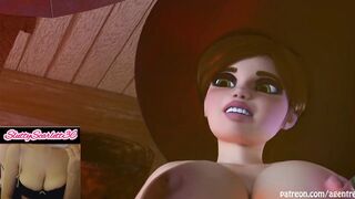 Two Futanari Witches Play Pranks And Have Sex With Eachother! MASSIVE CUMSHOT