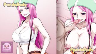 One Piece Hentai - Jewelry Bonney White sexy T shirt Hungry Blowjob