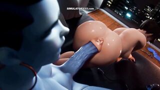 Horny MILF With Massive Monster Cock Takes Control of Teen Pussy in Hyper - Simulator 3D Gameplay