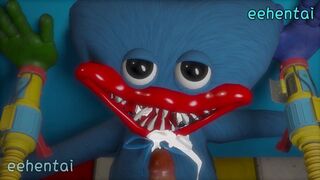 Poppy Playtime Hentai - Huggy Wuggy Blow Job By EEhentai