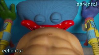 Poppy Playtime Hentai - Huggy Wuggy Blow Job By EEhentai