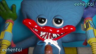 Poppy Playtime Hentai - Huggy Wuggy Blow Job By EEhentai