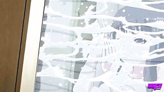 HENTAI PROS - Trip To The Hot Springs Turns Into A Well-deserved Team Banging Experience