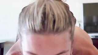 TikTok Girl Gives Sloppy Blowjob! Cums in mouth ????????