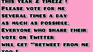 Anuskatzz got 2 times nominated at the altporn awards please vote several times daily - altpornNet