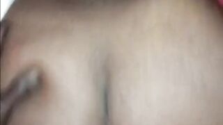 TOLD HER TO SPREAD SOFT CHEEKS SO GORILLA P CAN SPIT IN HER ASS HOLE WHILE HE BEATS!!!!!!!!!