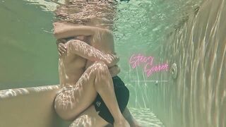Tribbing & Grinding My Clit On My Girlfriend In Our Private Pool - TEASER