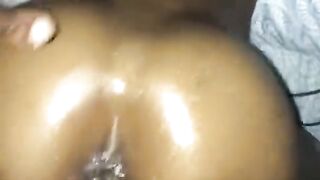 Redd BUNNI PHAT Pussy makes BBC Cum Creampie