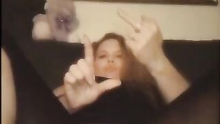 Imagine me smothering you with my fat white ass. Take it like a man you little bitch