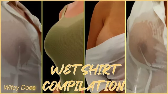 Wet Shirt Boob