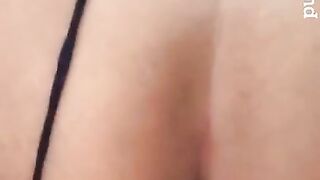 Sexy Thong Fuck and Creampie on Pinay Pink Pussy