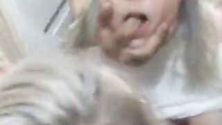 Fucked in tiny Bathroom