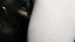 Eboney Sex after Disco. Blowjob Public