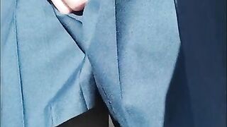 Outdoor Amateur Girl Touching herself - her Neighbor Discovers her