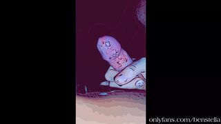 Cumshot after Handjob and Blowjob