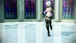 【MMD R-18 SEX DANCE】HAKU HOT DARK KNIGHT PERFECT TASTY HOT ASS POKER FACE [BY] Orion DobleDosis